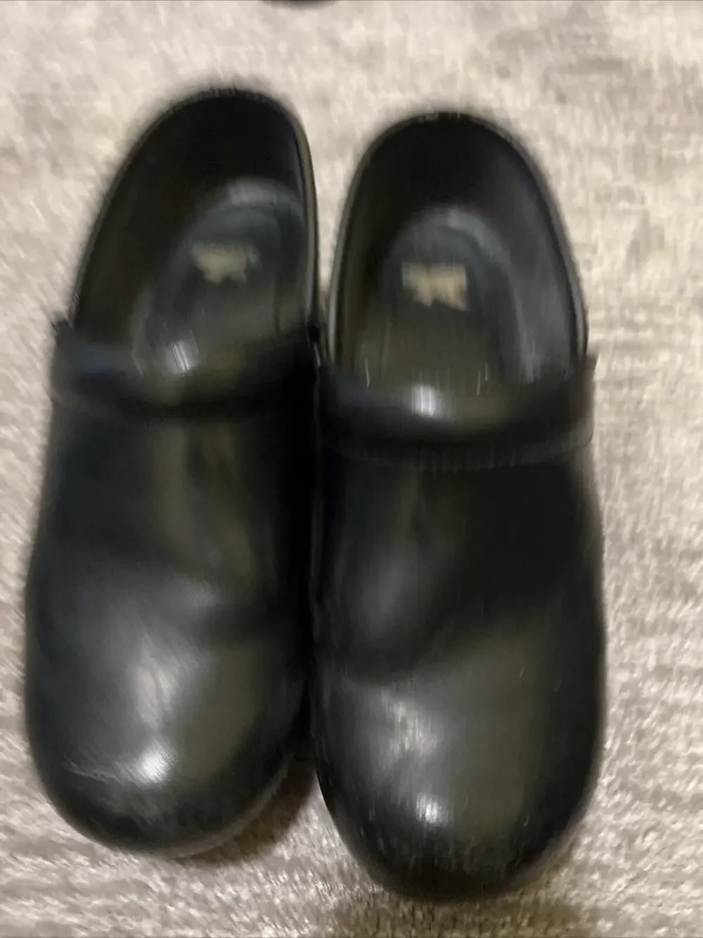 DANSKO Professional XP Clogs Black Leather 40 EU 9 US